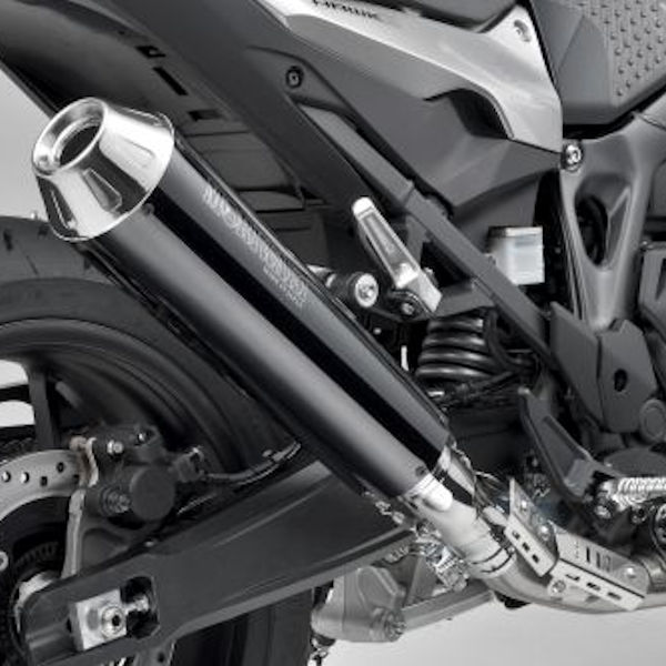 モリワキ 01810-HR1V6-00 HAWK11 NEO-CLASSIC スリップオンマフラー ブラックパール HONDA HAWK11 8BL-SC85｜モトキチ