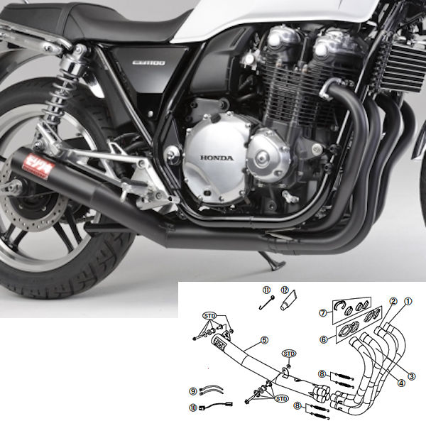 返品?交換対象商品】 CB1100 10-13 マフラー モリワキ MORIWAKI SC65 - マフラー - labelians.fr