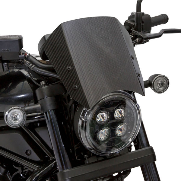 moriwaki モリワキ 06130-201T5-A0 メーターバイザーキット カーボン綾織 HONDA REBEL1100|モトキチ