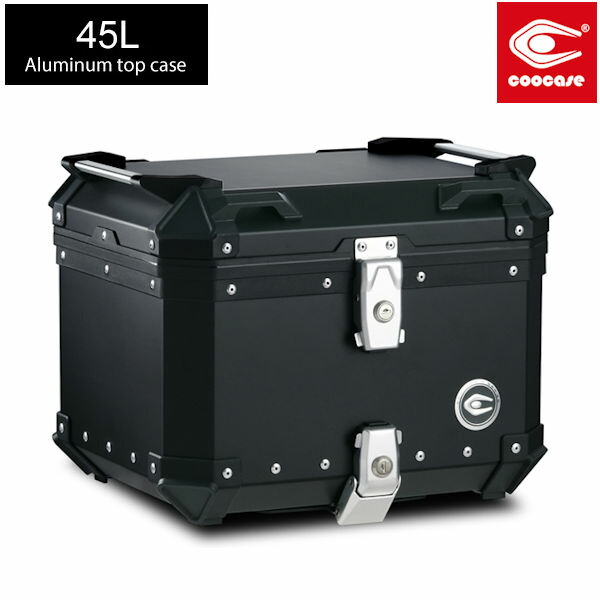 COOCASE CCX450B Q1 アルミトップケース45L ブラック