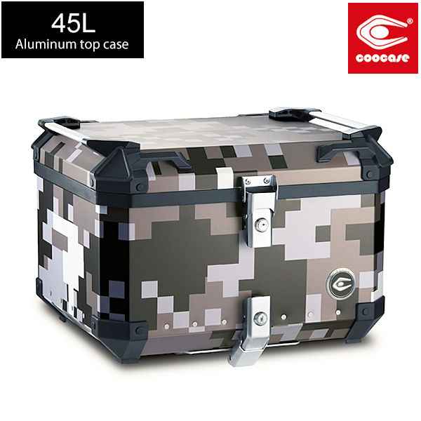 COOCASE CCX450MG Q1 アルミトップケース45L モザイクグレー｜モトキチ