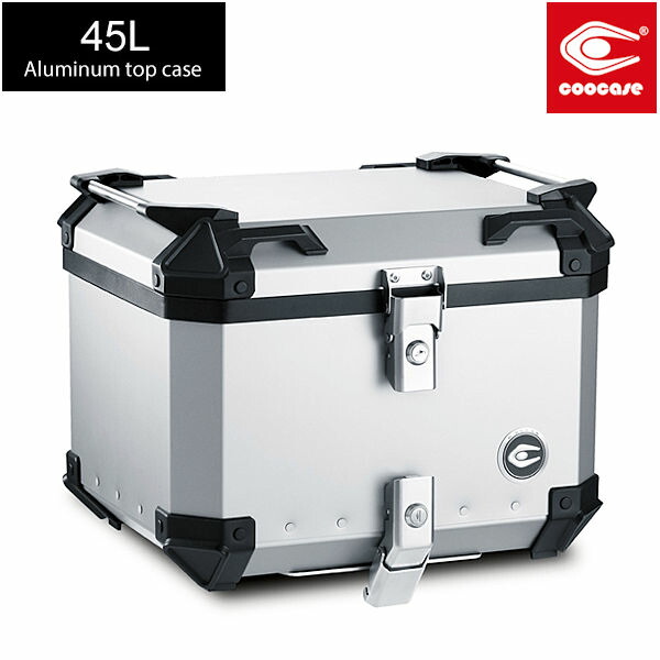 COOCASE CCX450S Q1 アルミトップケース45L シルバー