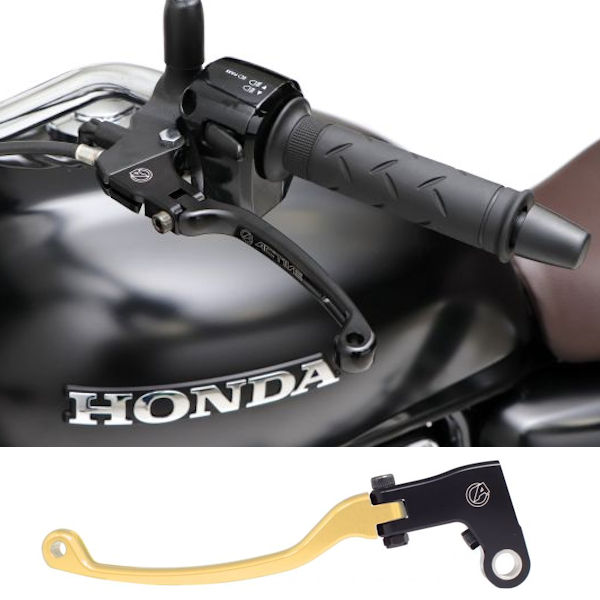 ACTIVE アクティブ 12011512 STFレバー クラッチレバー ゴールド GB350 GB350S