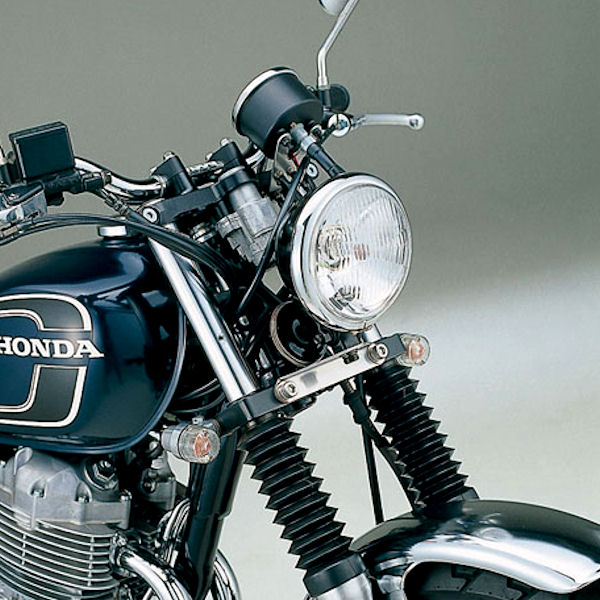 06 Posh ポッシュ ベーツライトステー スティル製ブラック彩 ホンダ Cb400ss Hotjobsafrica Org