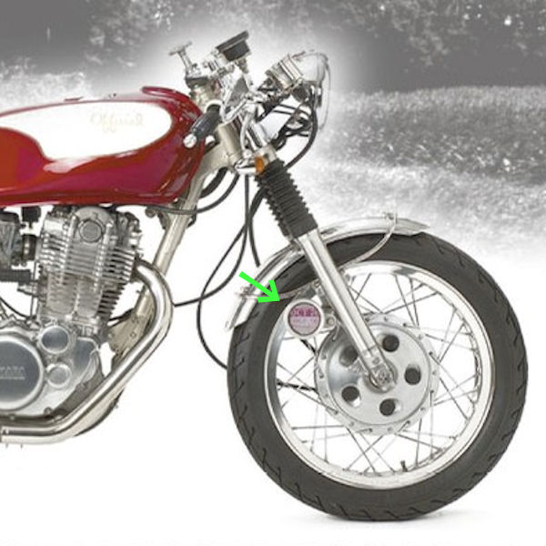 ポッシュ(POSH) バイク用品 マシンドロングヘッドライトステー 3