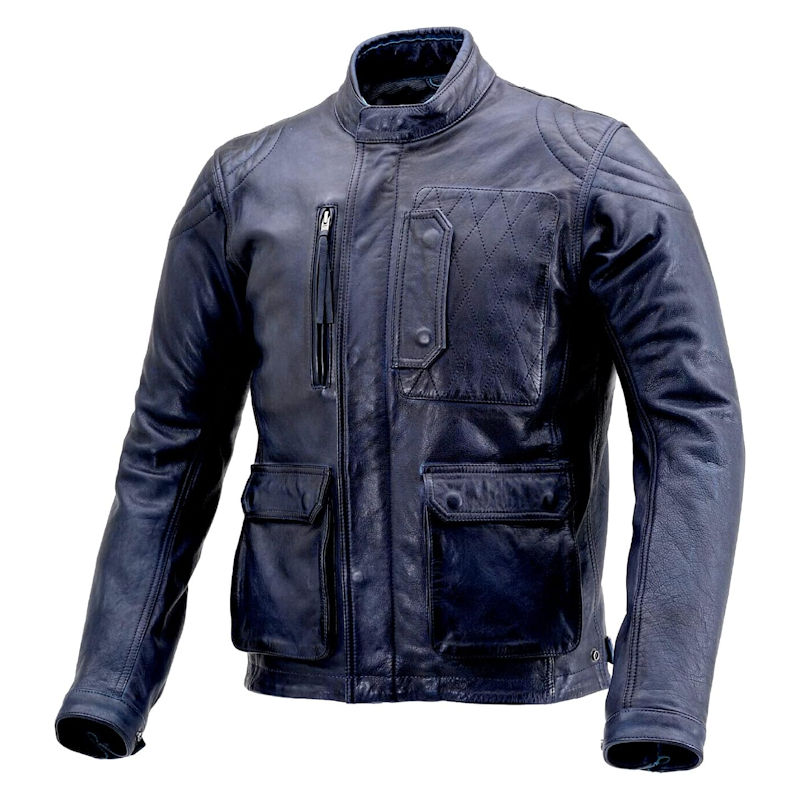 デイトナ DAYTONA 23688 23690 23692 DL-501 スクランブラージャケット ネイビー M L XL メンズ｜モトキチ