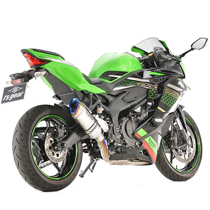 アールズギア GK37-T1ST GPスペック フルエキゾースト シングル マフラー チタンポリッシュカワサキ ZX-25R SE ZX-25R SE KRT EDITION｜モトキチ