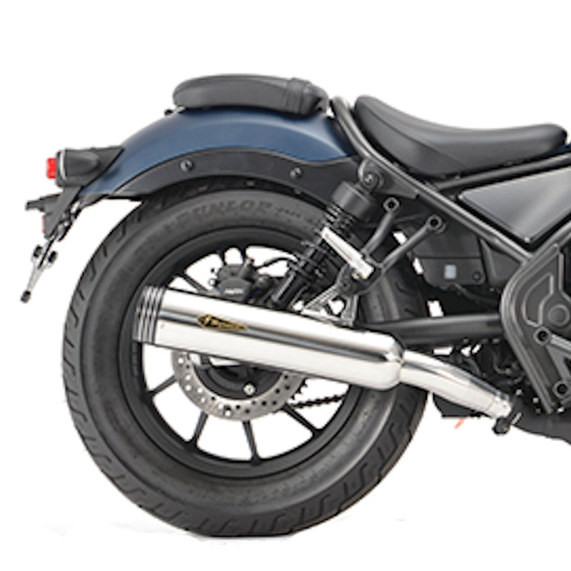 アールズギア r's gear MH56-03CP ワイバンクラシック スリップオン マフラー ステンポリッシュ Rebel 500｜モトキチ
