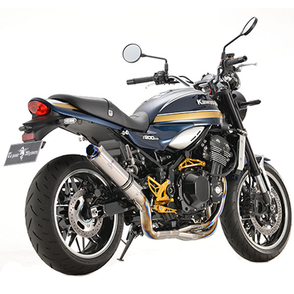 アールズギア MK40-RUCT ワイバンクラシック R フルエキゾースト マフラー UPタイプ チタンポリッシュ Z900RS CAFE '23年～