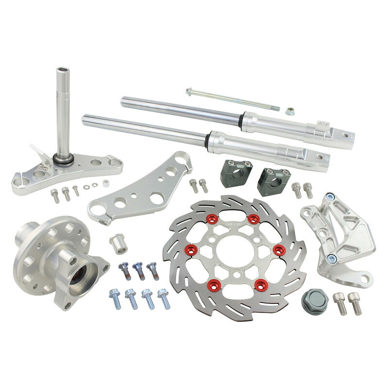 シフトアップ SHIFT UP 205787-29 ナロー186mm ステムφ27mm フロントフォークキット 220mmディスクローター対応 バーハンドル対応クランプ付(GUM META) モンキー
