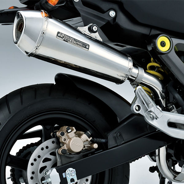 グロム（GROM）　JC61後期　SP武川マフラー SP武川（タケガワ）コーンオーバルマフラー スリップオンタイプ