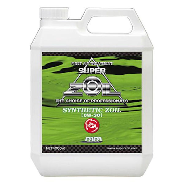 ZOIL ゾイル SYZ4L30 SYNTHETIC ZOIL ゾイル 0W-30　油膜＋金属表面改質（100％化学合成オイル） 4000ml｜モトキチ