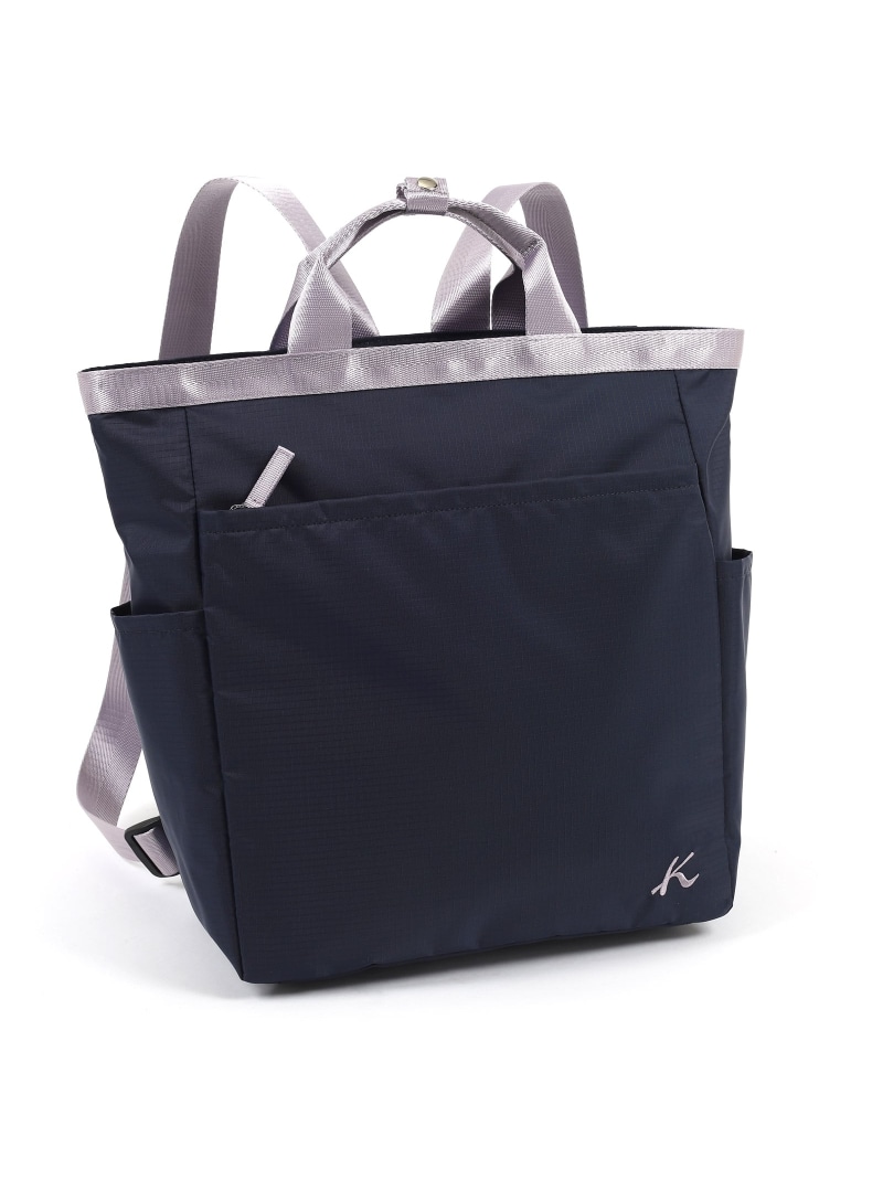 【極美品】kitamura キタムラ レザー ミニリュック ネイビー シボ革 未使用級】キタムラ リュック レザー シボ革 切り替え A4 PC収納