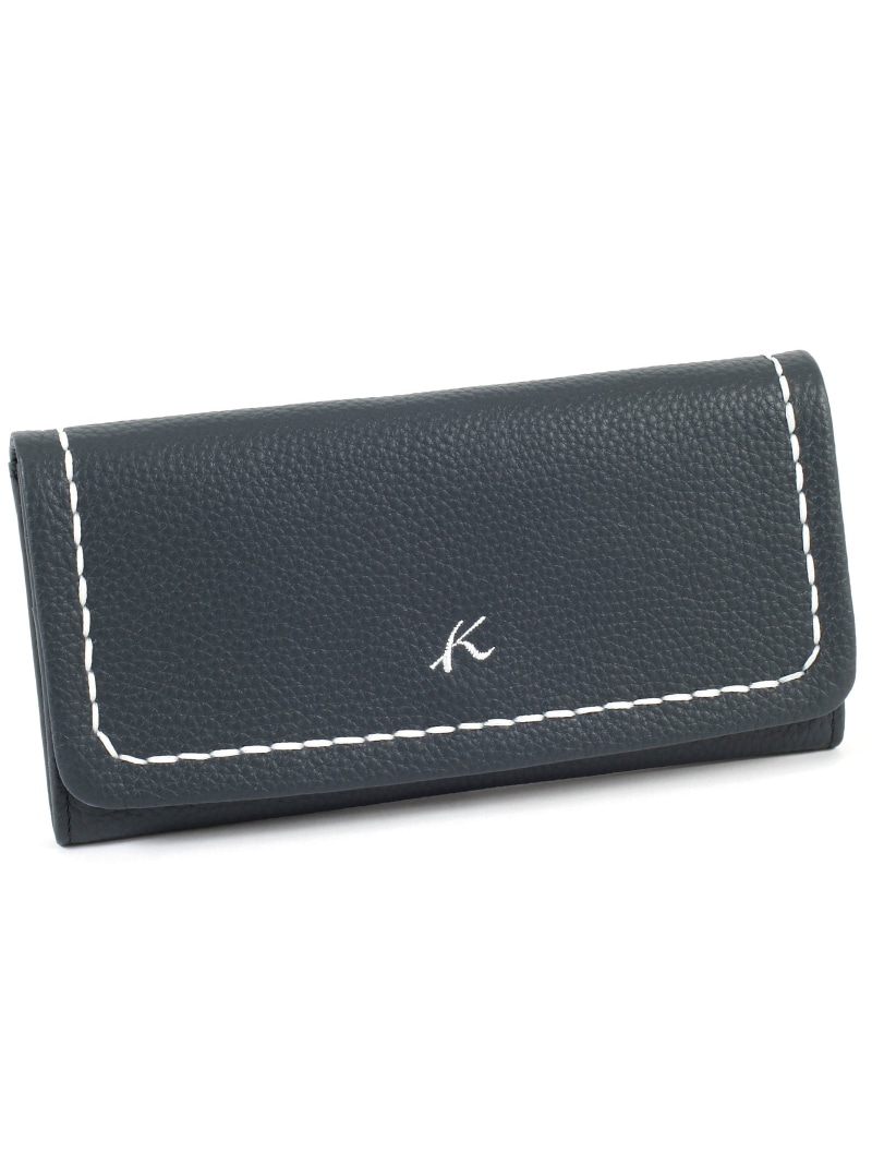 (W)長財布 YH0209 Kitamura キタムラ 財布・ポーチ・ケース 財布 ネイビー ブルー イエロー ベージュ【先行予約】*【送料無料】[ Fashion]｜Ｋｉｔａｍｕｒａ 18,000円