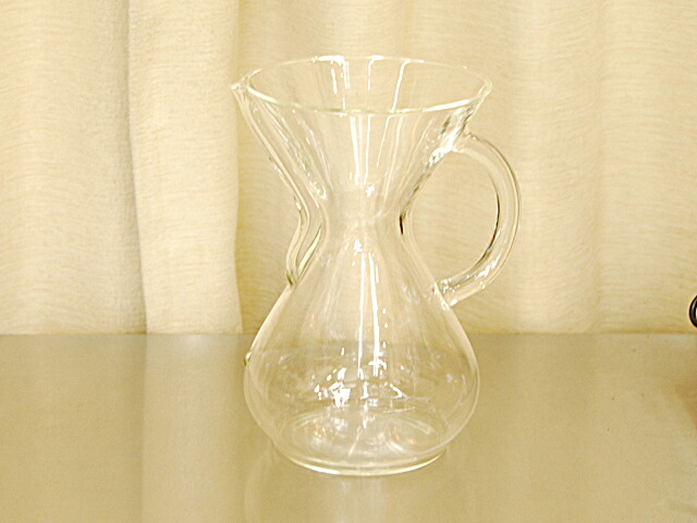 【貨物輸送無料】MoMAに果てしがない見せびらかす品として飾られているケメックス（CHEMEX）Glasshandle（瑠璃手持ち部分）珈琲製造業者 6優勝杯用