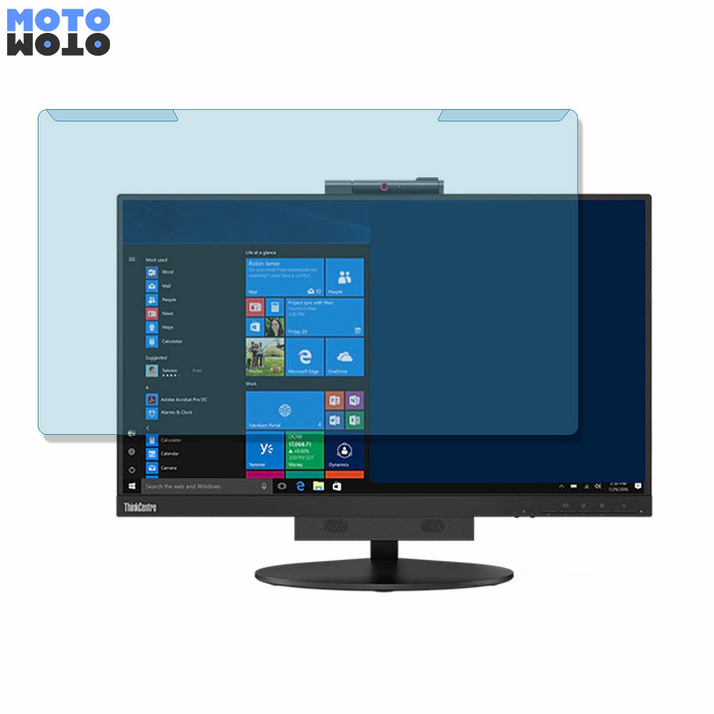 【ポイント2倍】 取り外し簡単 Lenovo ThinkCentre Tiny-in-One 24(マルチタッチ非対応モデル) 23.8インチ 16:9 向けの ブルーライトカット フィルター 光沢仕様 液晶保護 プロテクター