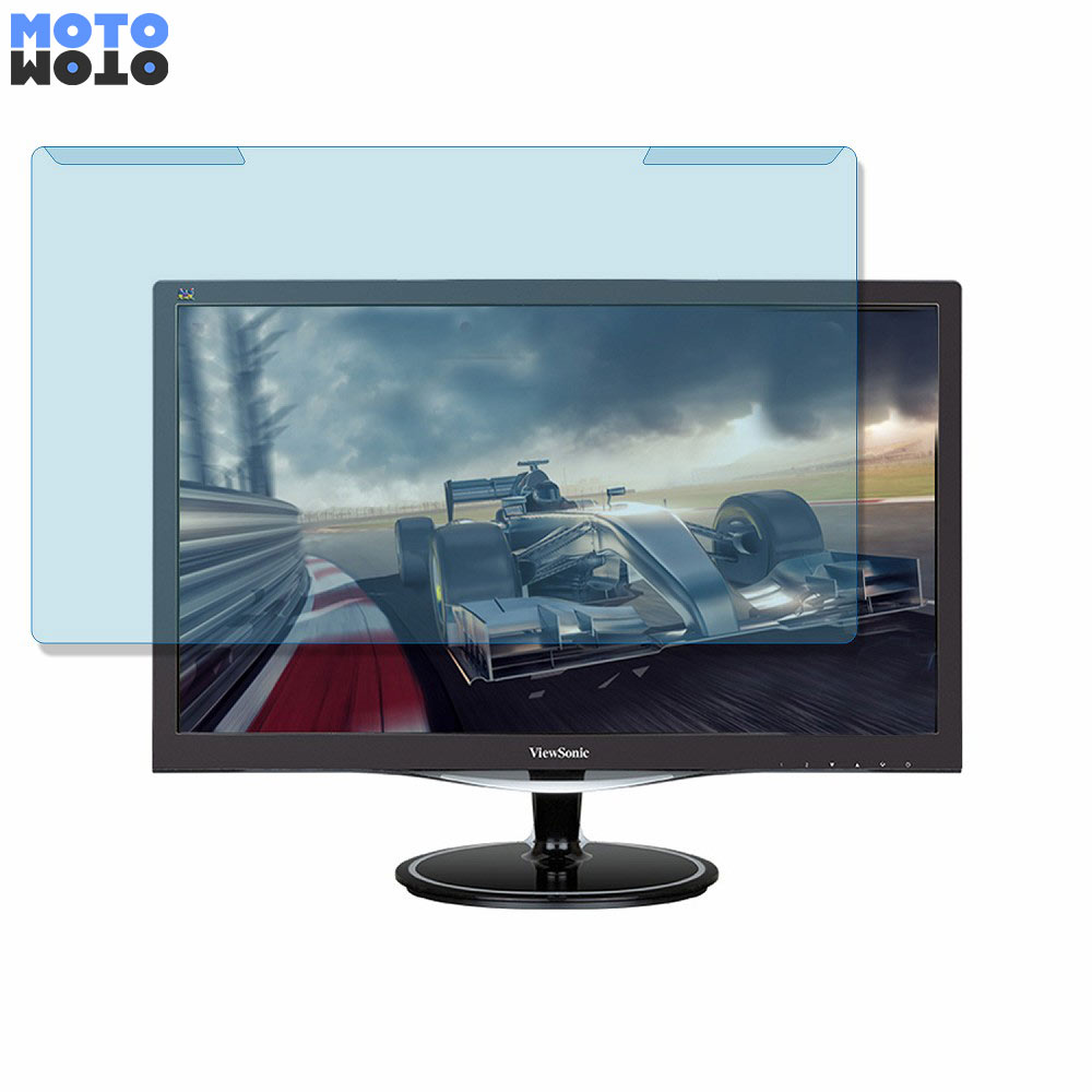 取り外し簡単 ViewSonic VX2757-MHD-7 27インチ 16:9 向けの ブルーライトカット フィルター 光沢仕様 液晶保護 プロテクター