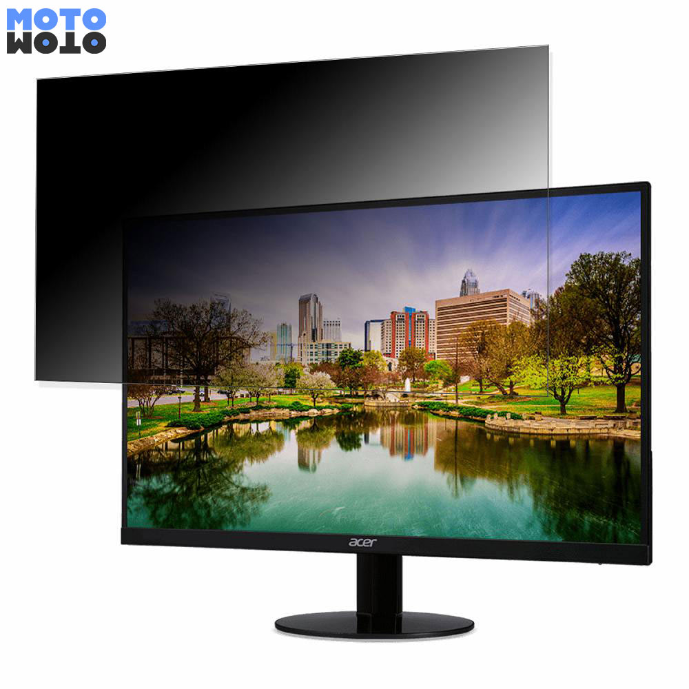 【ポイント2倍】 Acer SB240YBbmix 向けの 23.8インチ 16:9 覗き見防止 プライバシーフィルター ブルーライトカット 保護フィルム アンチグレア タブ・粘着シール式