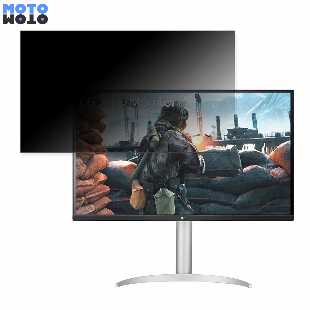 【ポイント2倍】 LG 32UP550N-W 向けの 31.5インチ 16:9 覗き見防止 プライバシーフィルター ブルーライトカット 保護フィルム アンチグレア タブ・粘着シール式