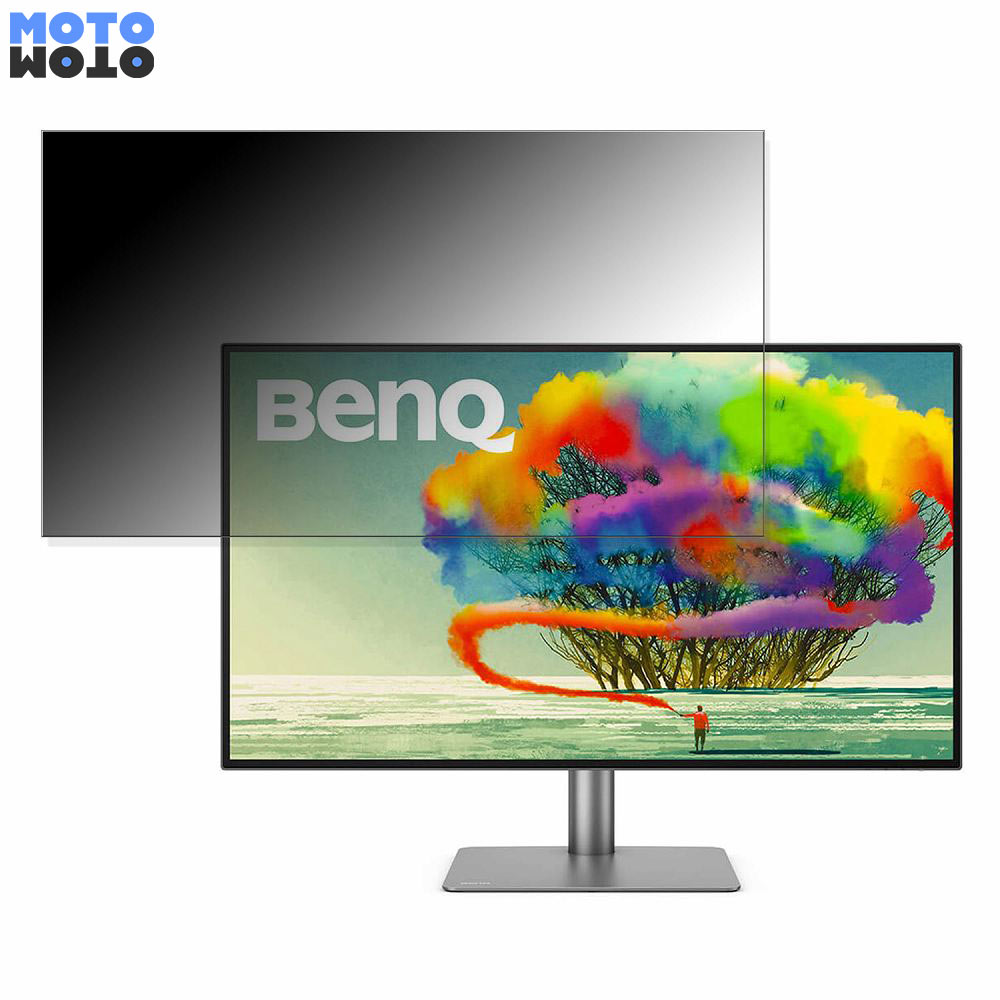 【ポイント2倍】 BenQ AQCOLOR PD3220U 向けの 31.5インチ 16:9 覗き見防止 プライバシーフィルター ブルーライトカット 保護フィルム アンチグレア タブ・粘着シール式 7,583円