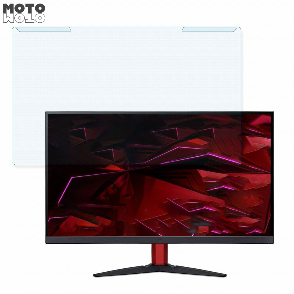 【ポイント2倍】 取り外し簡単 acer KG242YS3bmiipx (KG2) 23.8インチ 16:9 向けの ブルーライトカット フィルター 光沢仕様 液晶保護 プロテクター