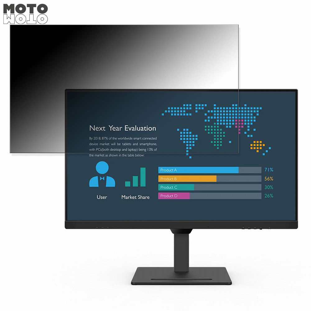 【ポイント2倍】 BenQ BL3290QT 向けの 31.5インチ 16:9 覗き見防止 プライバシーフィルター ブルーライトカット 保護フィルム アンチグレア タブ・粘着シール式