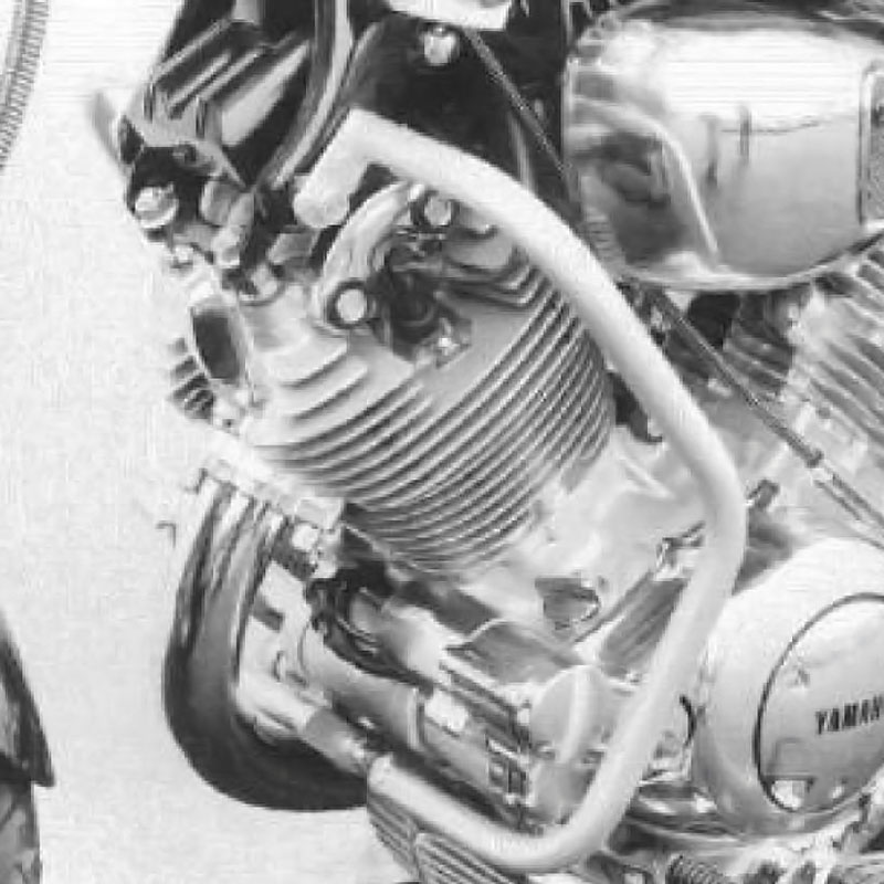 YAMAHAビラーゴ250 Virago XV250 エンジンガード メッキ ヤマハ YAMAHA ビラーゴ 250 Virago XV250 エンジンガード