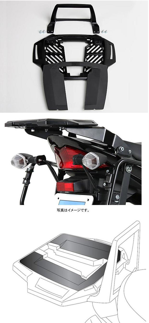 ヘプコ&ベッカー(HEPCO&BECKER) トップケースキャリア GSF1250/S|モトパーツ 店
