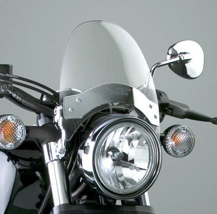 National Cycle Flyscreen スクリーン ウインドシールド ストレートブラケット -43フォーク ライトスモーク BMW