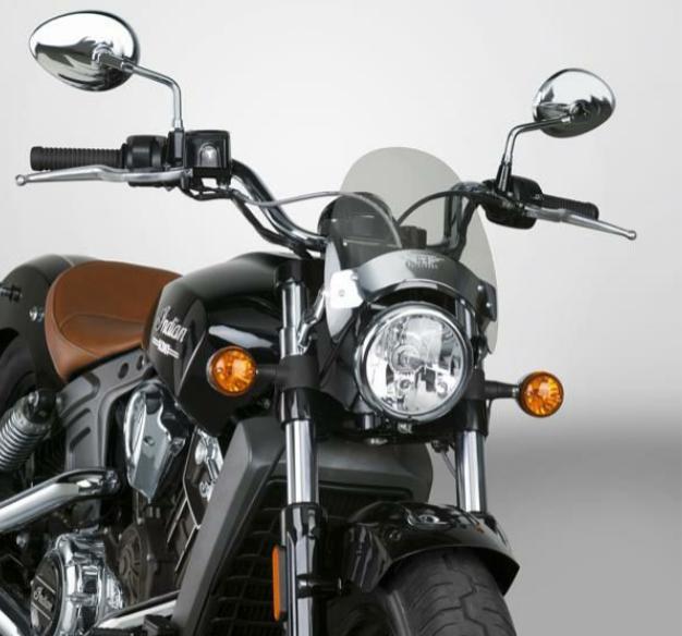 National Cycle Flyscreen スクリーン ウインドシールド ストレートブラケット -43フォーク ライトスモーク INDIAN 23,035円