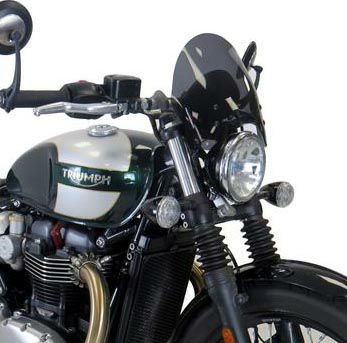 National Cycle Flyscreen ウィンドシールド　ダークスクリーン/ブラックマウント TRIUMPH フォーク径43mm以下｜モトパーツ　店