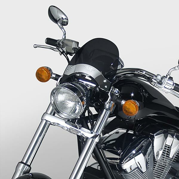 National Cycle Flyscreen ウィンドシールド ストレートブラケット ダークスモーク TRIUMPH フォーク径43mm以下