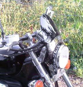 National Cycle Flyscreen スクリーン ウインドシールド カーブドブラケット ダークスモーク HONDA|モトパーツ 店