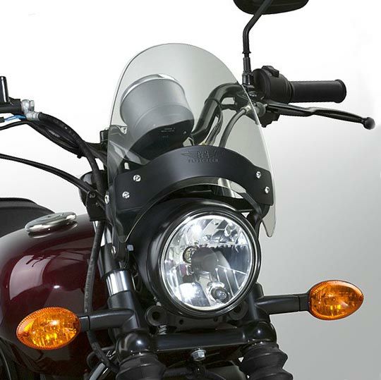 National Cycle Flyscreen ウィンドシールド ストレートブラケット ライトスモーク/ブラックマウント TRIUMPH|モトパーツ 店