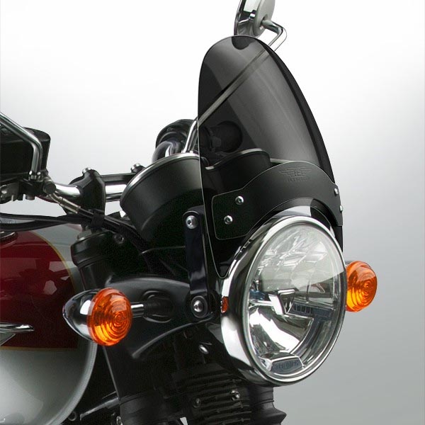 National Cycle Flyscreen スクリーン ウインドシールド ヘッドライトマウント ダークスモーク/ブラックマウント