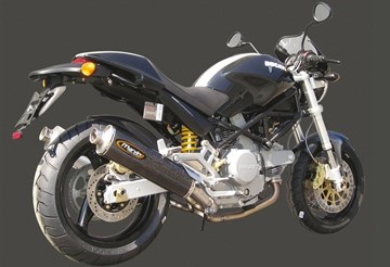 マービング(Marving) ロー デュアルマフラー スモールオーバル Superline カーボン EU公道走行認可 モンスターシリーズ EU/CA/DM600|モトパーツ 店