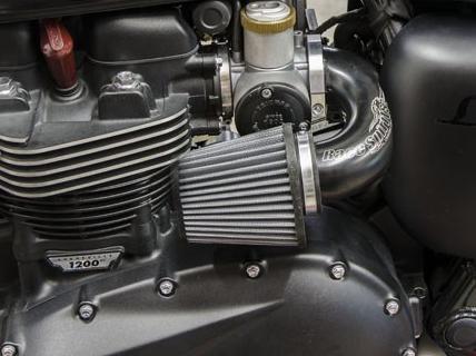 Free Spirits ハイフロー ウォータープルーフ エアクリーナーキット トライアンフ Bonneville T120,Thruxton 1200,Speed Twin,Bobber,Speedmaster 1200画像