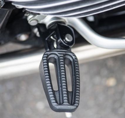 Motone フットペグ ステップ ライダー用 トライアンフ 水冷ツイン ボンネビル等 ブラック