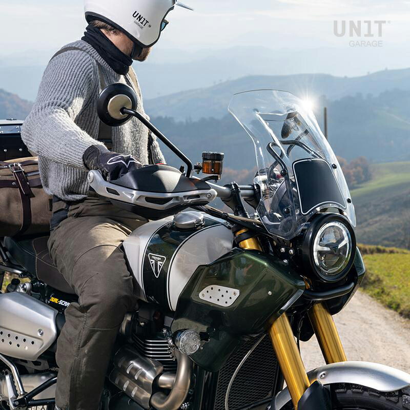 楽天市場】Triumph Scrambler 1200XC、1200XE サイドパネル/ウィンド