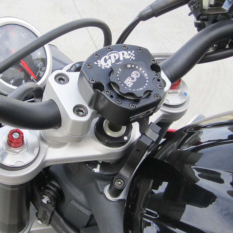 GPR stabilizerV4S ステアリングダンパー ストリートトリプル 12-15