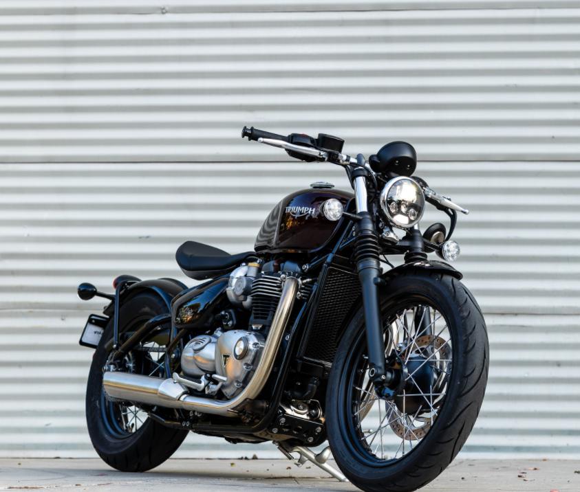MOTODEMIC EVO スタンダード LED ヘッドライト ブラック Triumph Bobber