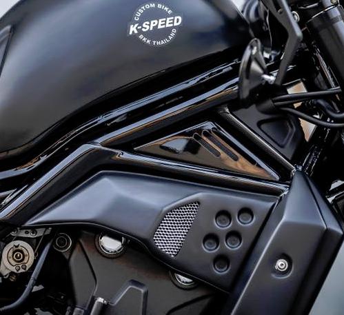 レブル500 サイドカバーブラックアーマー K-SPEED