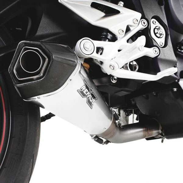 レムス(REMUS) HYPERCONE スリップオン マットステンレス レース StreetTriple765S/R/RS 17- 036683 915017