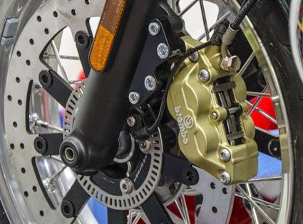 Free Spirits Brembo フロントキャリパー ディスクローター 340mm アップグレードキット|モトパーツ 店