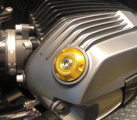 BMW RnineT　R12/R12nineT 14- オイルフィラーキャップ ゴールド DKdesign