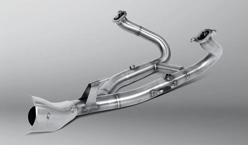 Akrapovic  チタン　オプショナルヘッダー　RnineT用 E-B12E3 オプショナルヘッダー (チタン) BMW R NINET (2014-2018