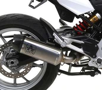 ARROW (アロー) スリップオンマフラー BMW F900XR F900R 2020- EURO5 アルミ