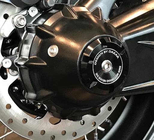 BMW RnineT　R12/R12nineT リア アクスルスライダー ブラック DKdesign
