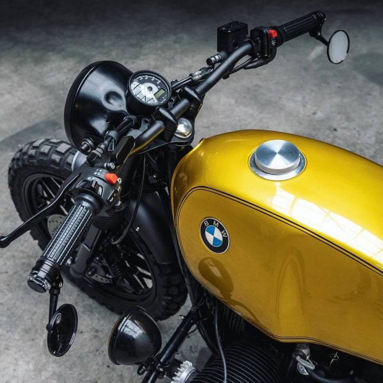 Motone(モートーン) Airhead ガスキャップ アルミ BMW Rシリーズ(R45 R60 R75 R80 90S R90 100R R100)
