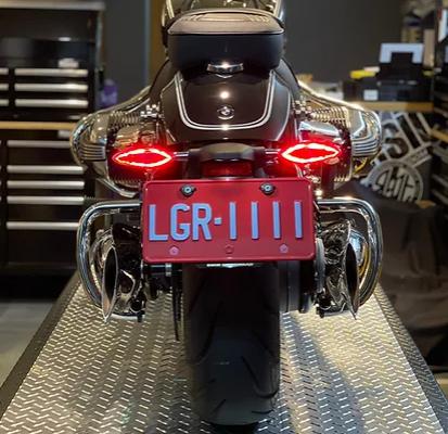 BMW R18 ステンレス サイドマフラーガード ダブルシート用 DK design